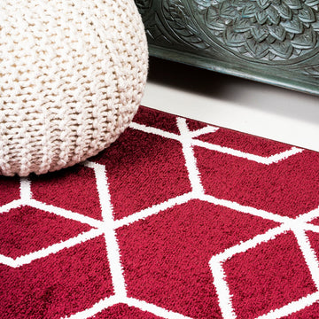Tumbling Blocks Modern Geometric Area Rug 2